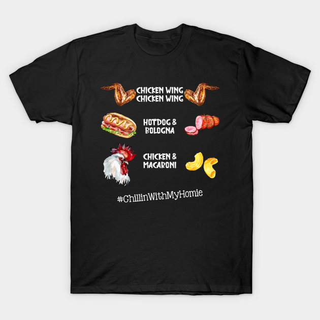 Chicken Wing Chicken Wing Hot Dog And Bologna Chicken TShirt
